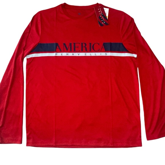 NWT PERRY ELLIS BEVERLY HILLS AMERICA LONG SLEEVE SUN PROTECTION ATHLETI… - Picture 2 of 5
